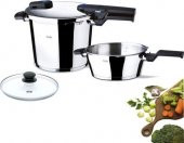 Fissler Vitaquick BluePoint 6.0 Litre + 3.5 Litre Düdüklü Tencere - 1