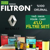 Renault Megane 2 1.6 16v Mann Filtron Filtre Bakım Seti 2003-2009 - 1