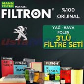 Peugeot 301 1.6 Hdi Mann Filtron Filtre Bakım Seti 2013 - 2018 - 1