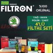 Skoda Octavia 1.6 Mann Filtron Filtre Bakım Seti 2004-2013 - 1