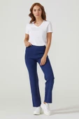 Kadın Triko Pantolon - Lacivert thumbnail 1