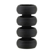 Icon Mobilya Çekmece Mutfak Dolap Dolabı Kapak Kulpu Kulpları Kulbu Mat Siyah Sert Plastik Kulp thumbnail 4