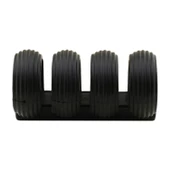 Icon Mobilya Çekmece Mutfak Dolap Dolabı Kapak Kulpu Kulpları Kulbu Mat Siyah Sert Plastik Kulp thumbnail 5