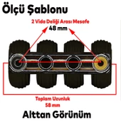 Icon Mobilya Çekmece Mutfak Dolap Dolabı Kapak Kulpu Kulpları Kulbu Mat Siyah Sert Plastik Kulp thumbnail 2