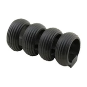 Icon Mobilya Çekmece Mutfak Dolap Dolabı Kapak Kulpu Kulpları Kulbu Mat Siyah Sert Plastik Kulp thumbnail 6