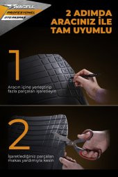 wagell Profesyonel Bej 4d Havuzlu Peugeot Rcz Uyumlu Oto Paspas - 7