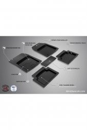 Sevenyol Ford Focus 5 2018 Sonrası |image Ekstra Havuzlu Profesyonel Kauçuk Paspas|bej thumbnail 3