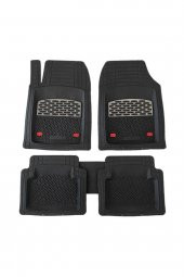 Autokit Teamcar Havuzlu 3d Oto Paspas Siyah - Gri - 1