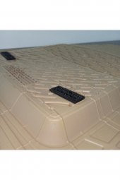 SAFİR Opel Meriva 2007 Model 3d Havuzlu Paspas Bej - 3