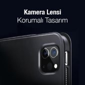 Baseus Standlı Manyetik Uyku Modlu Y-Tipi Apple İpad Pro 10.5 Tablet Kılıfı, Kamera Koruyucu Kılıf - 3