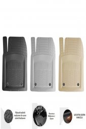 3D Opel Tigra Bej Renk Profesyonel Havuzlu Paspas 5 Parça - 1