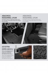 Unikum Mercedes C W205 Profesyonel Havuzlu Ekonomik 4d Bej 5 Parça Oto Paspası - 2
