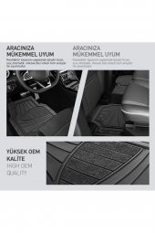 Unikum Peugeot Bipper 2008 Sonrası Ekonomik 3d Havuzlu Paspas Gri 5 Parça Star Oto Paspası - 3