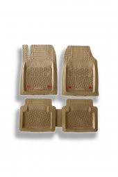 SAFİR 2007 Model Ford Fusion Için Havuzlu Tip Universal Lüks Bej Paspas - 3