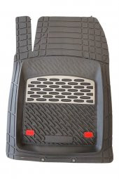 SAFİR 2003 Model Seat Toledo Havuzlu Tip Universal Paspas - Gri Kromajlı - 2