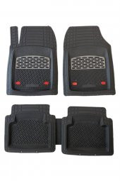 SAFİR 2003 Model Seat Toledo Havuzlu Tip Universal Paspas - Gri Kromajlı - 5