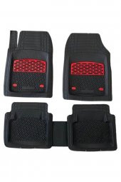 SAFİR 2008 Model Iveco 115.17 Için Havuzlu Tip Universal Paspas - Kırmızı Kromajlı thumbnail 4