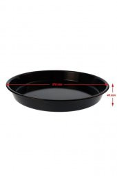- Kumtel Emaye Yuvarlak Fırın Tepsisi - 37 Cm - 1