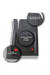 SAFİR 2008 Model Audi A100 İçin Havuzlu Tip Universal Paspas - 3