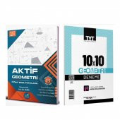 Aktif TYT AYT Geometri 0 dan Başlayanlara ve Marka Geometri Deneme Seti 2 Kitap - 1