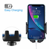 Qozie Araç İçi Tuş Vantuzlu Ayarlanabilir Telefon Tutucu - 7