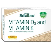 Shiffa Home D3 Ve k Vitamin 30 Kapsül 1300 mg - 1