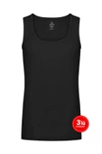 Erkek Modal Strech Spor Atlet 3'lü Paket - Siyah - 1
