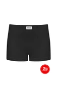 Erkek Modal Boxer 3'lü Paket - Siyah - 1