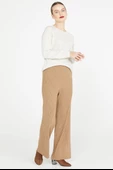 Fitilli Triko Pantolon - Kamel thumbnail 2