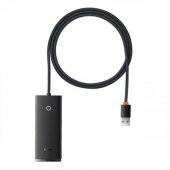 Baseus Usb Çoğaltıcı Hub 1Mt 4in1  Type-c To Usb 3.0 Çevirici USB to 4x USB 3.0 5Gbps Veri Aktarım - 1