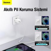 Baseus Ultra Hızlı Akıllı Şarj 30W PD Type-C Şarj Başlığı İphone 14 13 12 11 Pro Max Şarj Başlık - 5