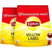 Lipton Yellow Label Demlik Siyah Poşet Çay 150 Adet 3 Paket thumbnail 5