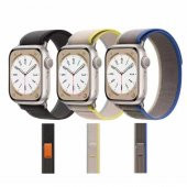 Apple Watch 7 45mm Zore KRD-77 Hasır Kordon - 4