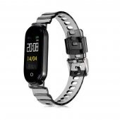Xiaomi Mi Band 5 Mi Band 6 Şeffaf Silikon Kordon Kayış - 7