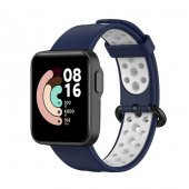 Xiaomi Redmi Watch 2 Lite Delikli Spor Zore KRD-02 Silikon Kordon - 12