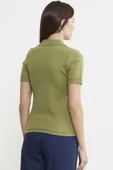 Polo Yaka Kısa Kol Triko Kazak - Yeşil thumbnail 6