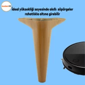 Aspen Lüks Mobilya Kanepe Koltuk Tv Ünitesi Konsol Yükseltici Ayağı Ayakları 20 Cm Ahşap Desenli thumbnail 2