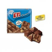 Eti Çikolata Çifte Kavrulmuş Fındıklı Sütlü Kare 60 g x 10 Adet - 3