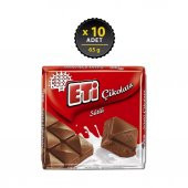 Eti Çikolata Sütlü Kare 65 g x 10 Adet - 1