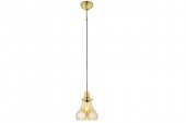 LampaLuce Cono Modern Sarkıt Salon Avizesi Tekli Sarı 20x70cm - 1