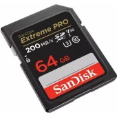 Sandisk Extreme Pro 64GB Sd Hafıza Kartı SDXC 4K U3 V30 200MB SDSDXXU thumbnail 2
