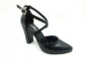 Çarıkçım Topuklu Bayan Ayakkabı Siyah 61 660 - 2