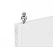 Robot Kitap Ayracı Gümüş - 1