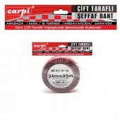 Çift Taraflı Bant Şeffaf 24mmx5M POŞETLİ - 1