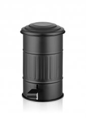 The Mia Çöp Kovası Banyo Siyah 5 Lt GLV0294 - 1