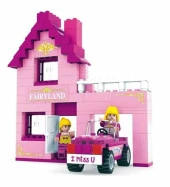 Ausini-Asya Brick 24406 Fairyland Serisi, Arabalı Şato 159 Parça - 3