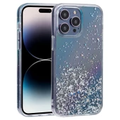 Gpack Apple iPhone 14 Pro Kılıf Damla Simli Diamond Alp Sert Silikon - 1