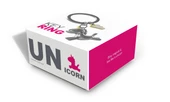 3D Uçan Unicorn Anahtarlık - 4