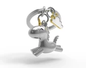 3D Uçan Unicorn Anahtarlık - 1