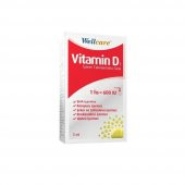 Vitamin D3 İçeren Takviye Edici Gıda 600UI 5ml - 1